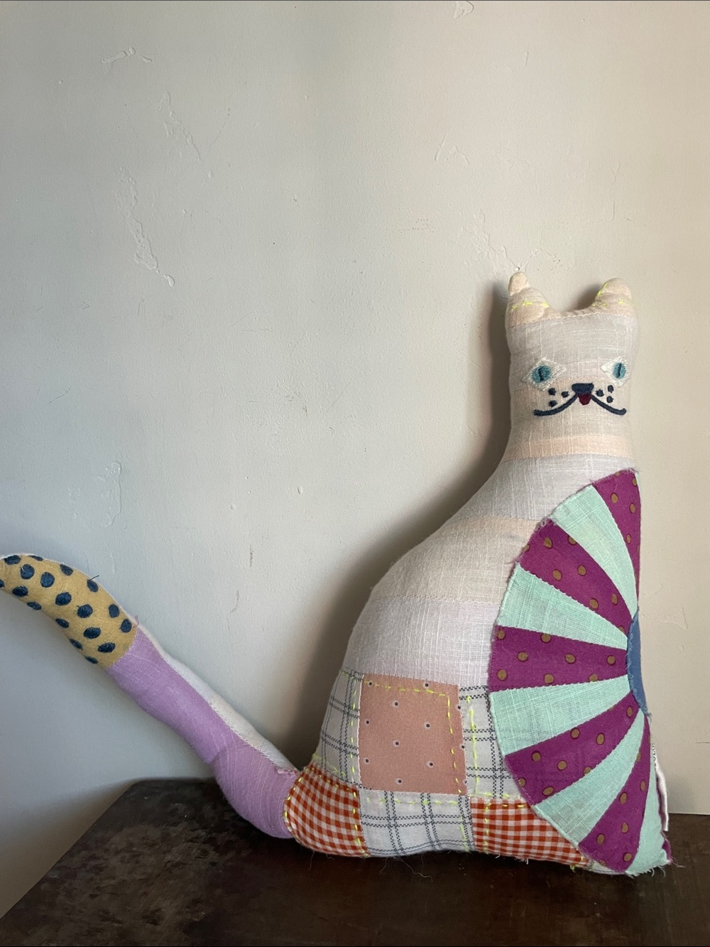 •| Anthropologie cat pillow